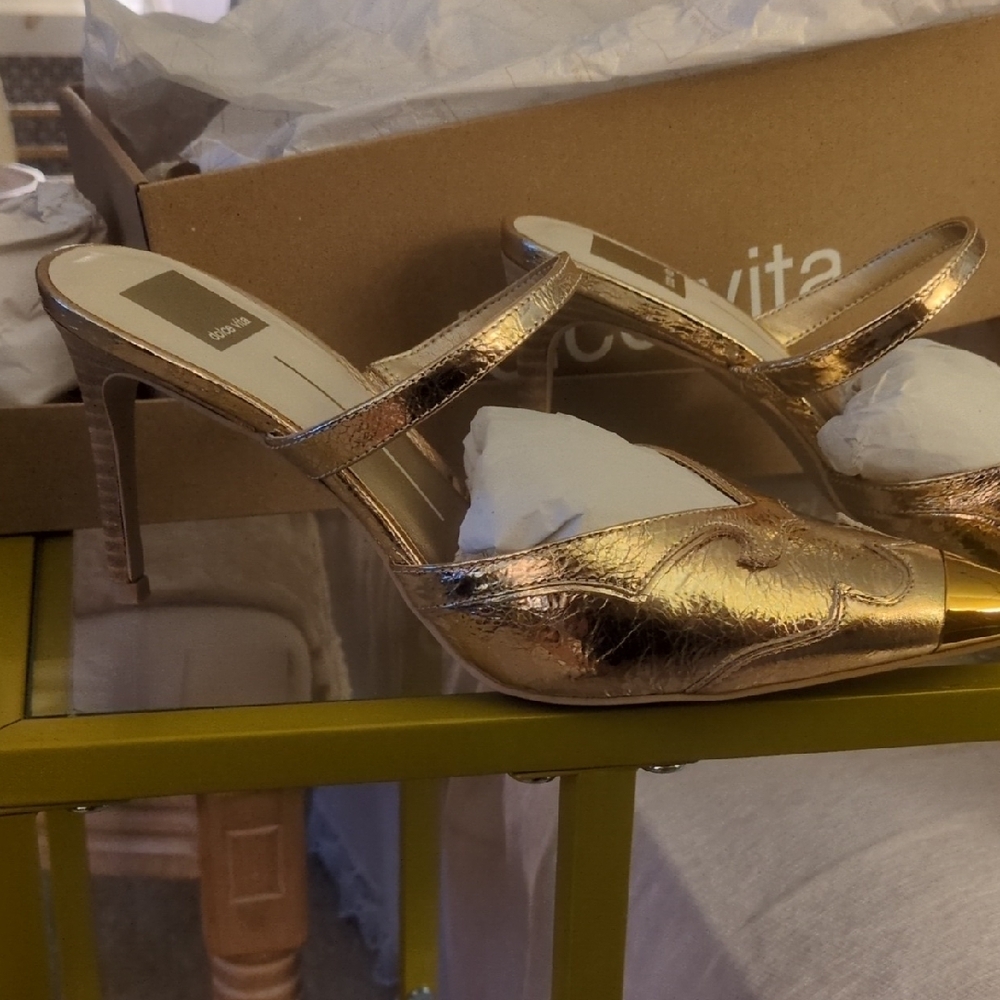 Gold Women's Heels